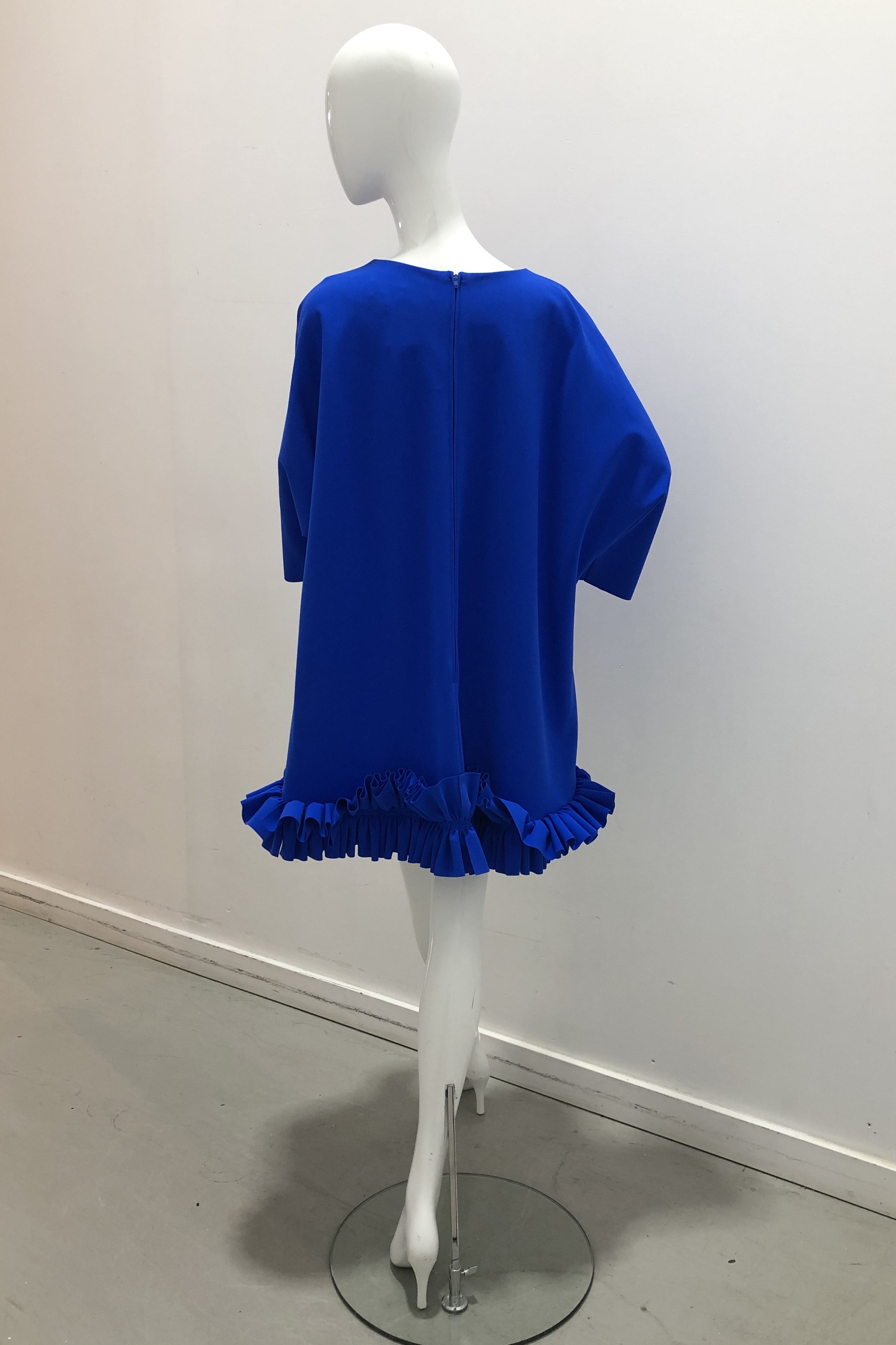 Greta Constantine Fougere Ruffle-Trim Tunic Dress