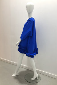 Greta Constantine Fougere Ruffle-Trim Tunic Dress