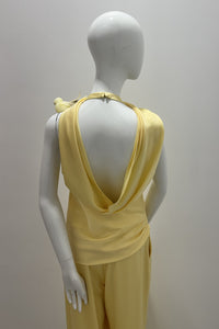 Haut cape en satin Simkhai Samira