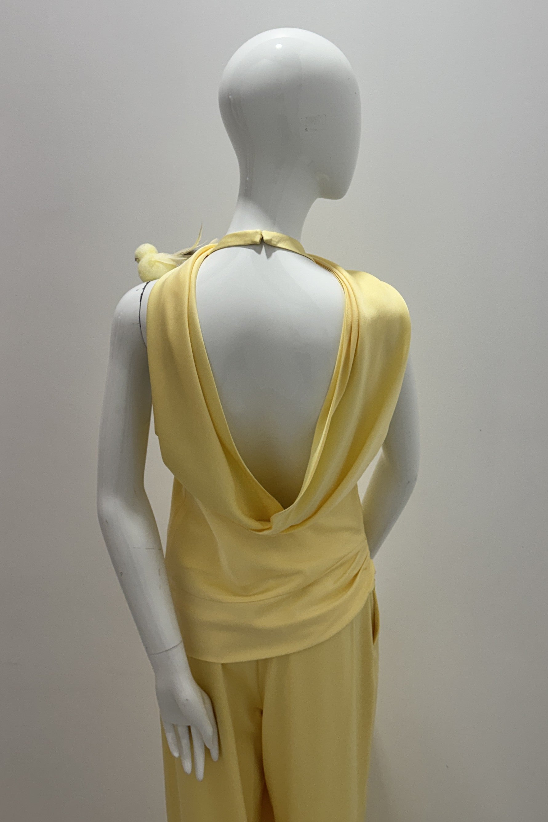 Haut cape en satin Simkhai Samira