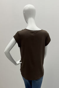 Repeat Woven Silk Blouse Mud