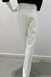 Riani Pantalon large blanc cassé