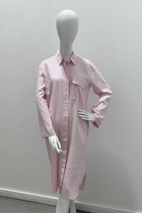 Mary N Max Linen Blouse Dress Rose