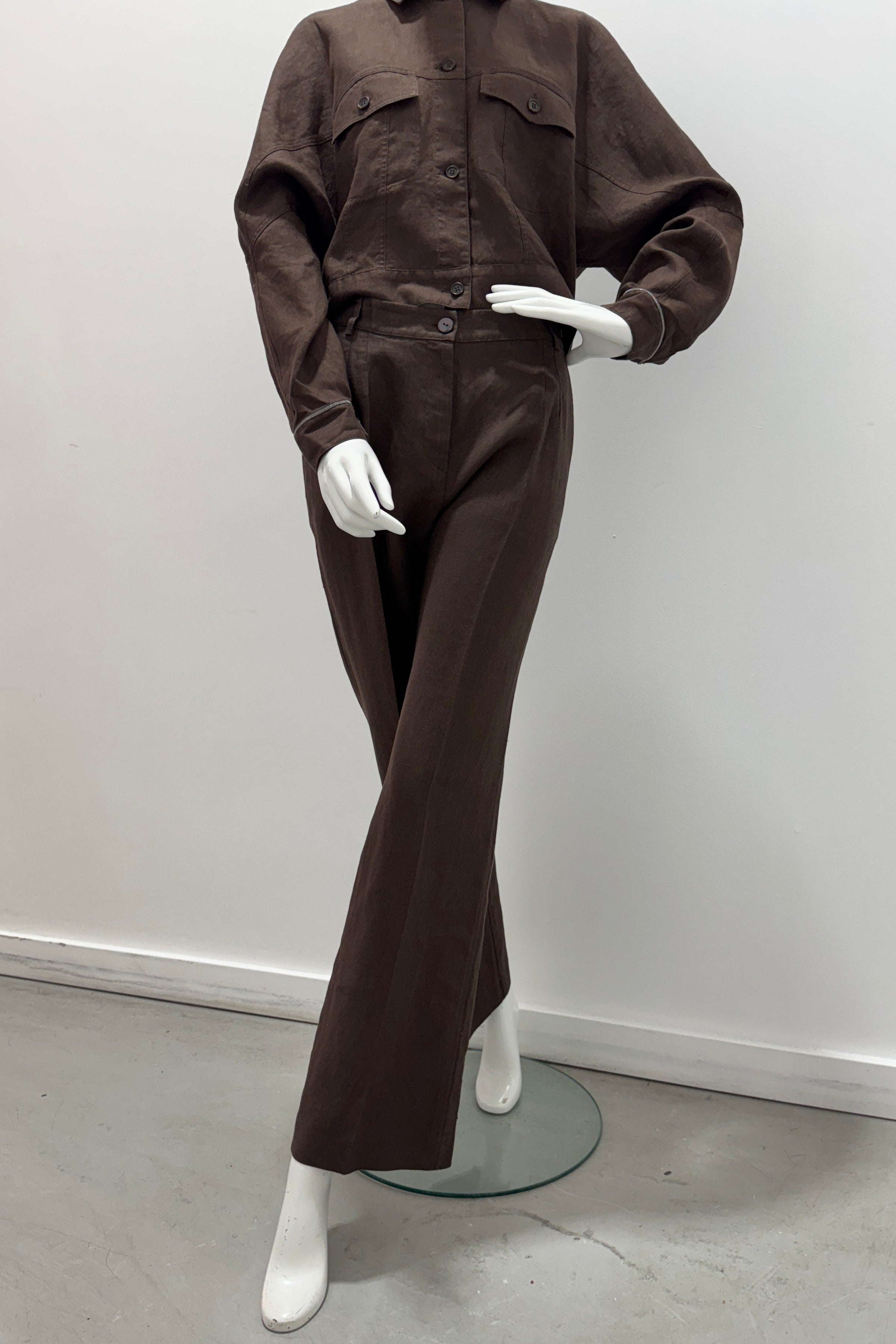 Purotatto Classic Trousers Cocoa