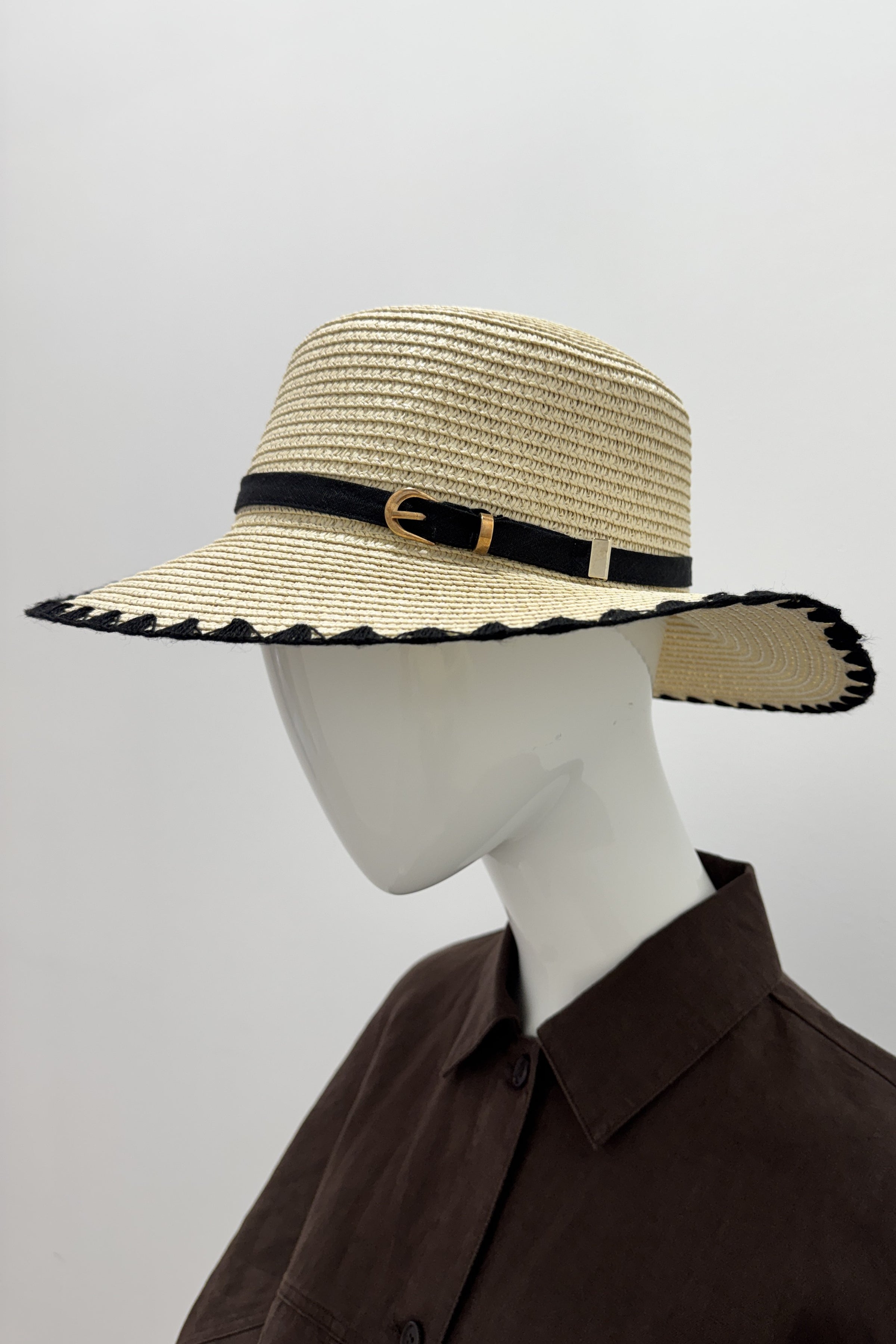 Purotatto Straw-Hat Natural-Black