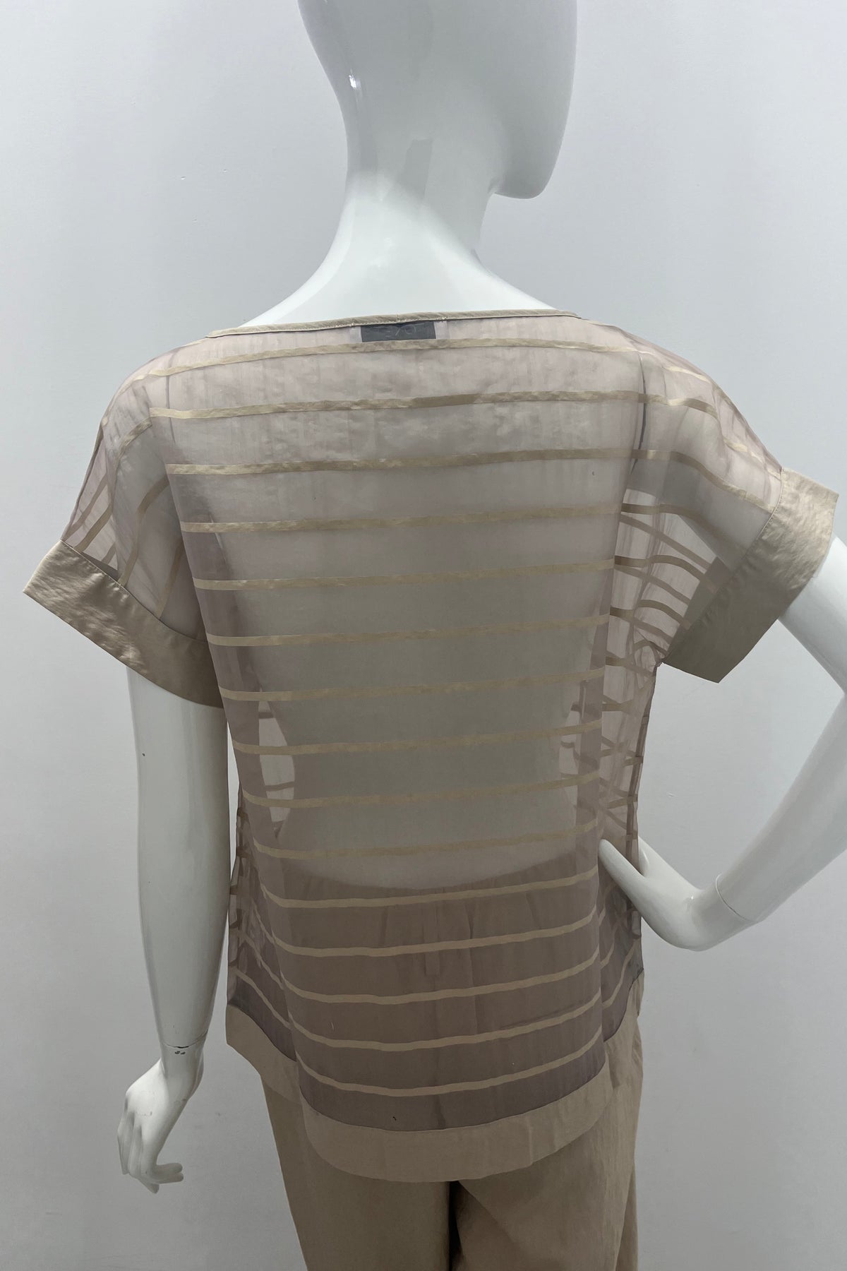 Tonet Sheer Striped T-Shirt