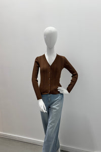 Purotatto Cardigan Marron