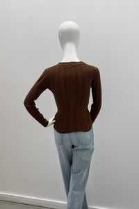 Purotatto Cardigan Marron