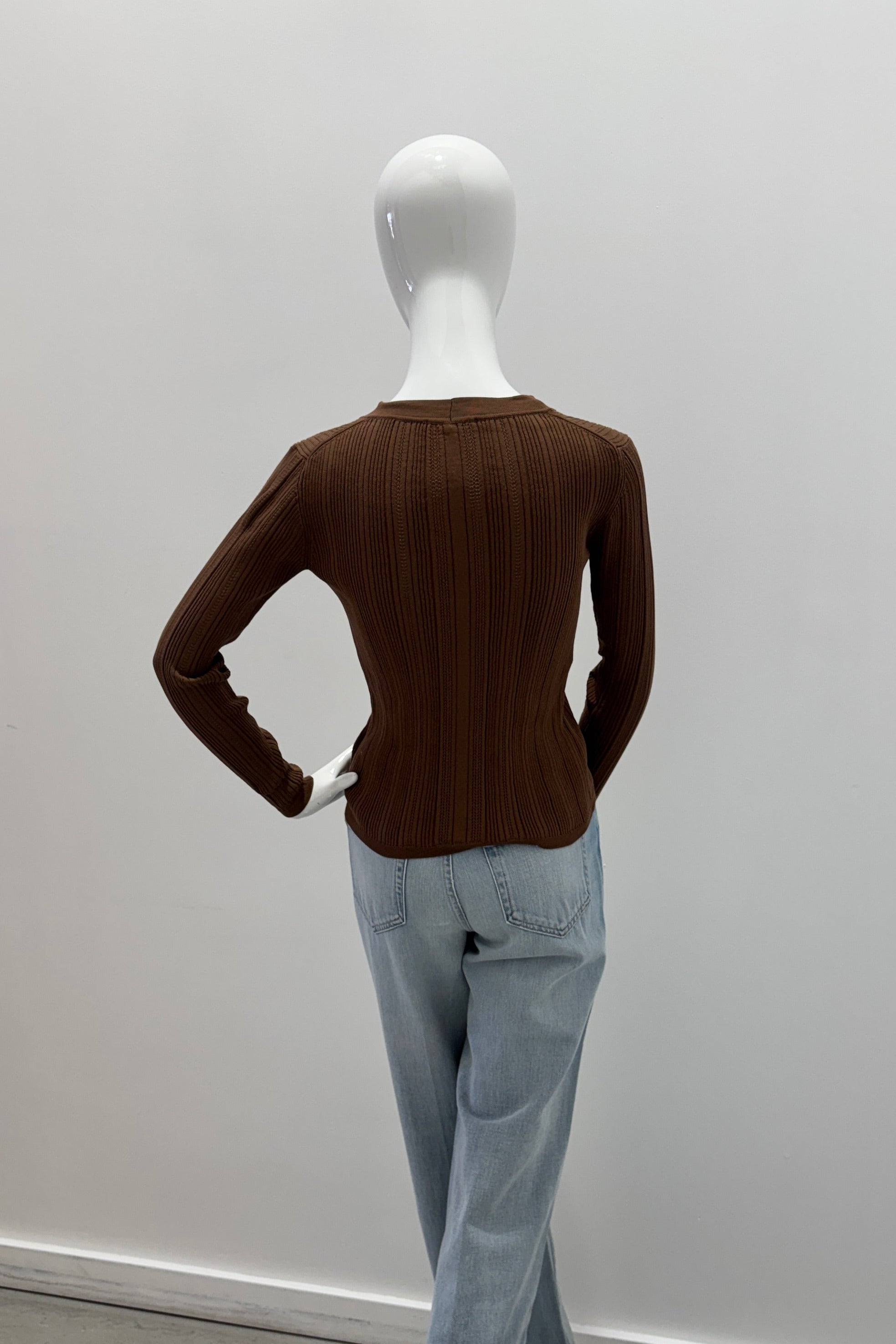 Purotatto Cardigan Marron