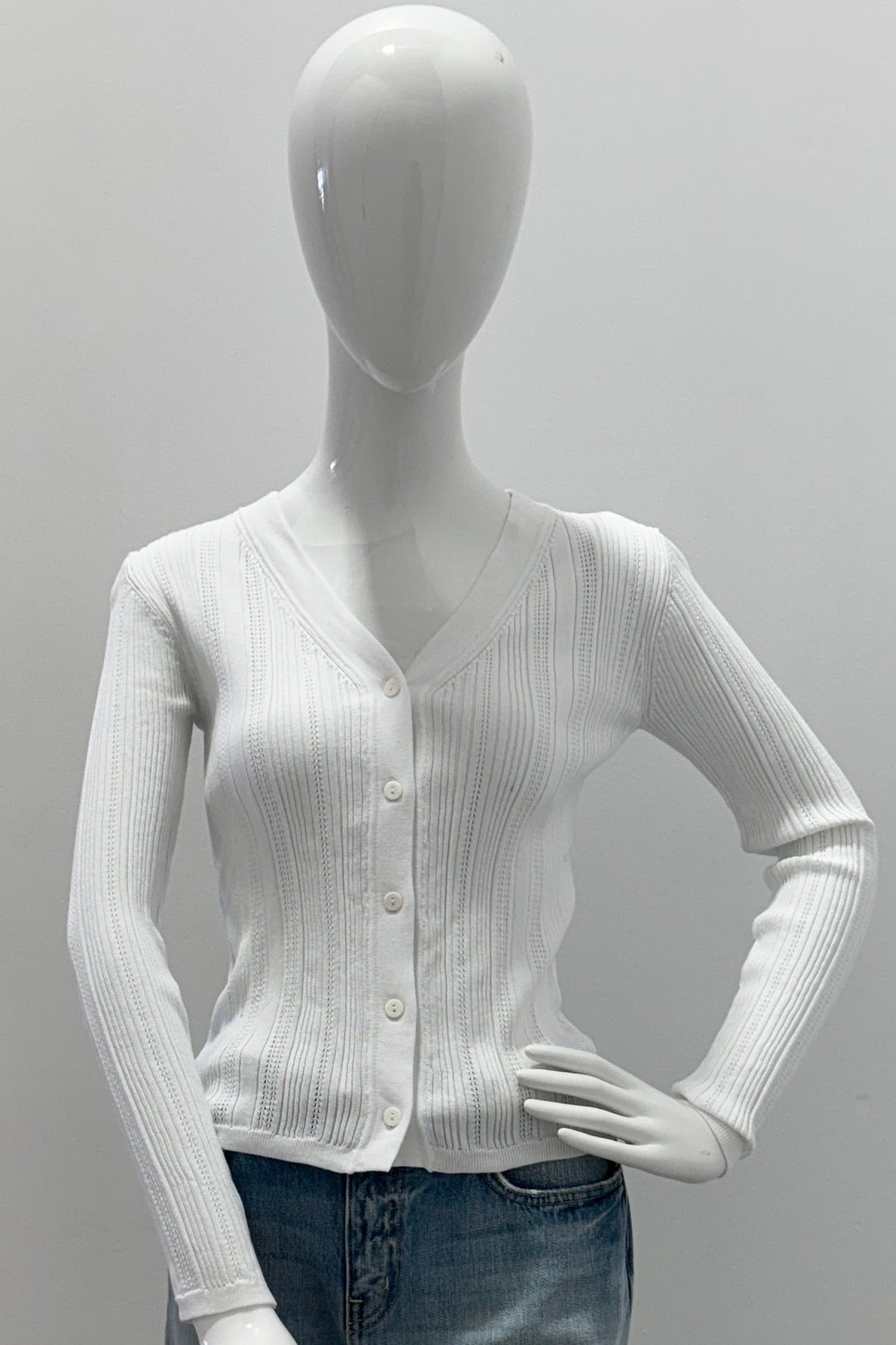 Cardigan Purotatto Blanc