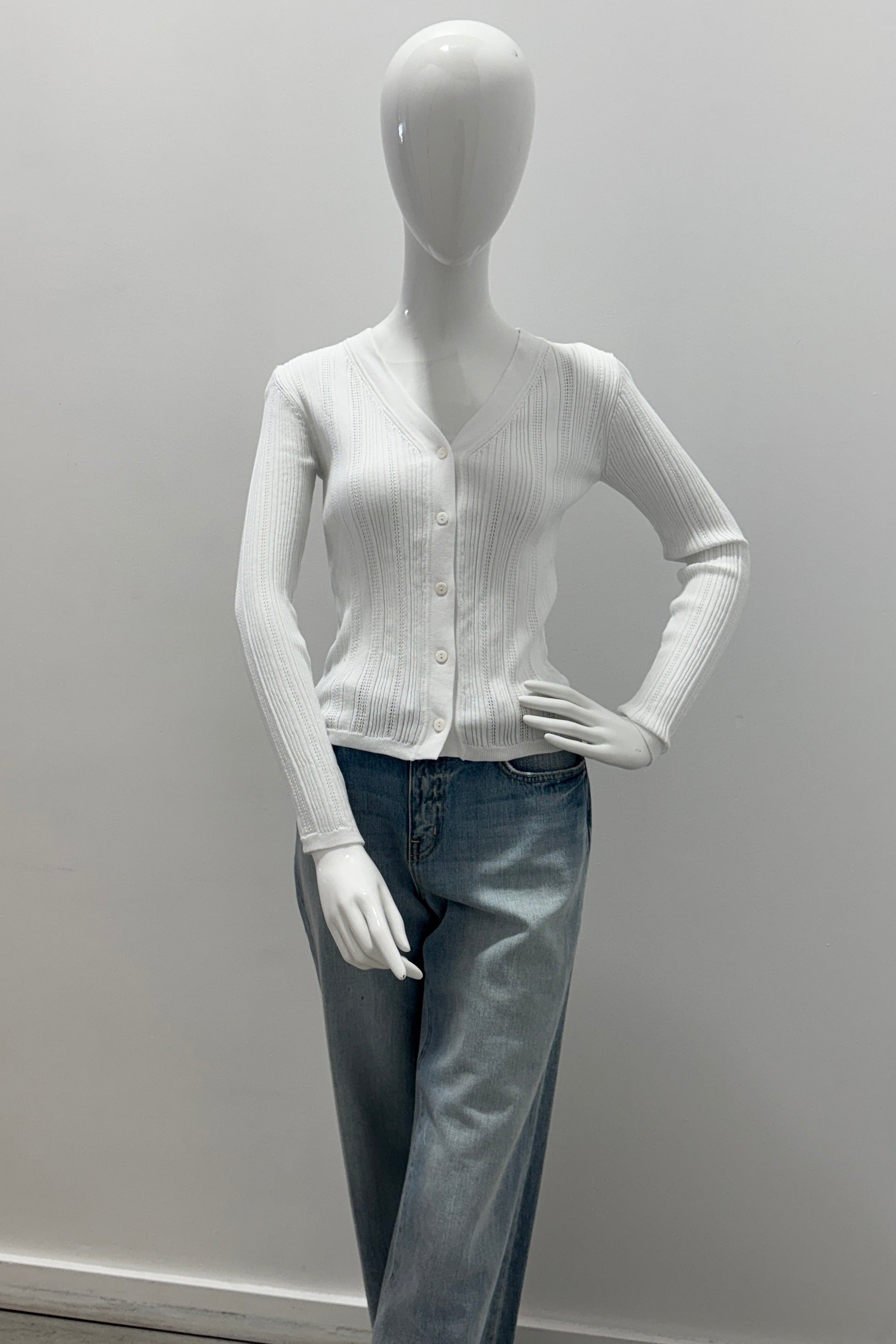 Cardigan Purotatto Blanc