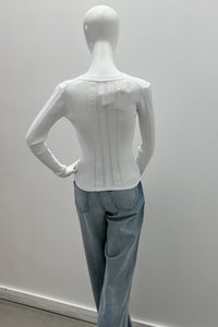 Cardigan Purotatto Blanc