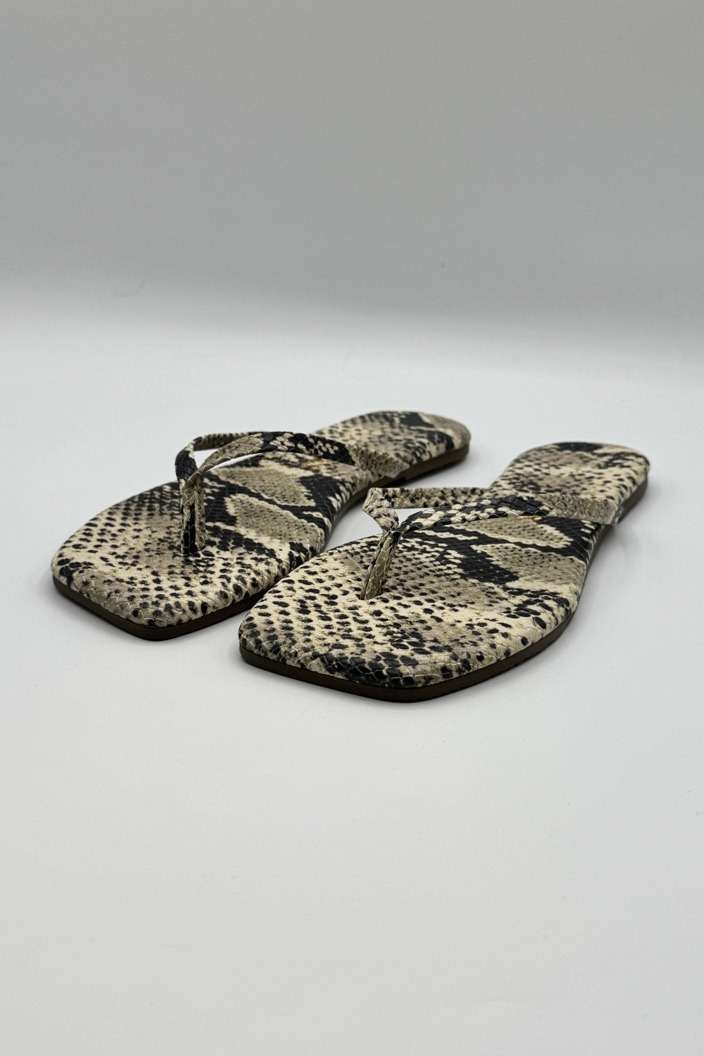 Tkees Sandales à bout carré Exotics Sandsnake