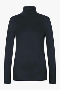 Majestic Filatures CORE Soft Touch Long Sleeve Turtleneck Marine Blue