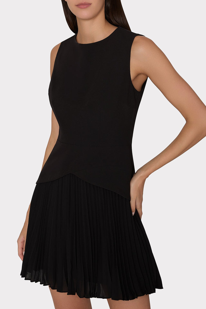 Milly Haddy Pleated Mini Dress