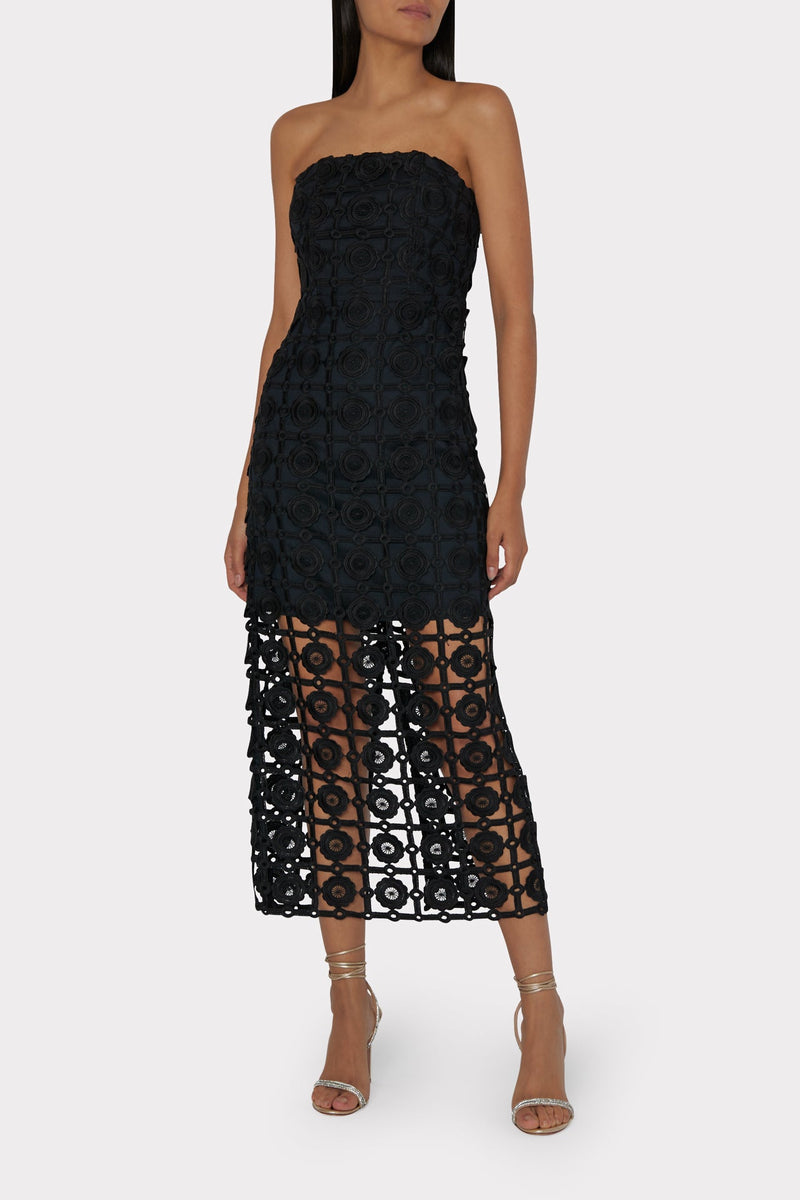 Milly Kait Tile Lace Dress