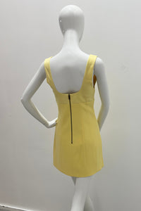 Robe mini Mandy décolletée plongeante Alice + Olivia Beurre