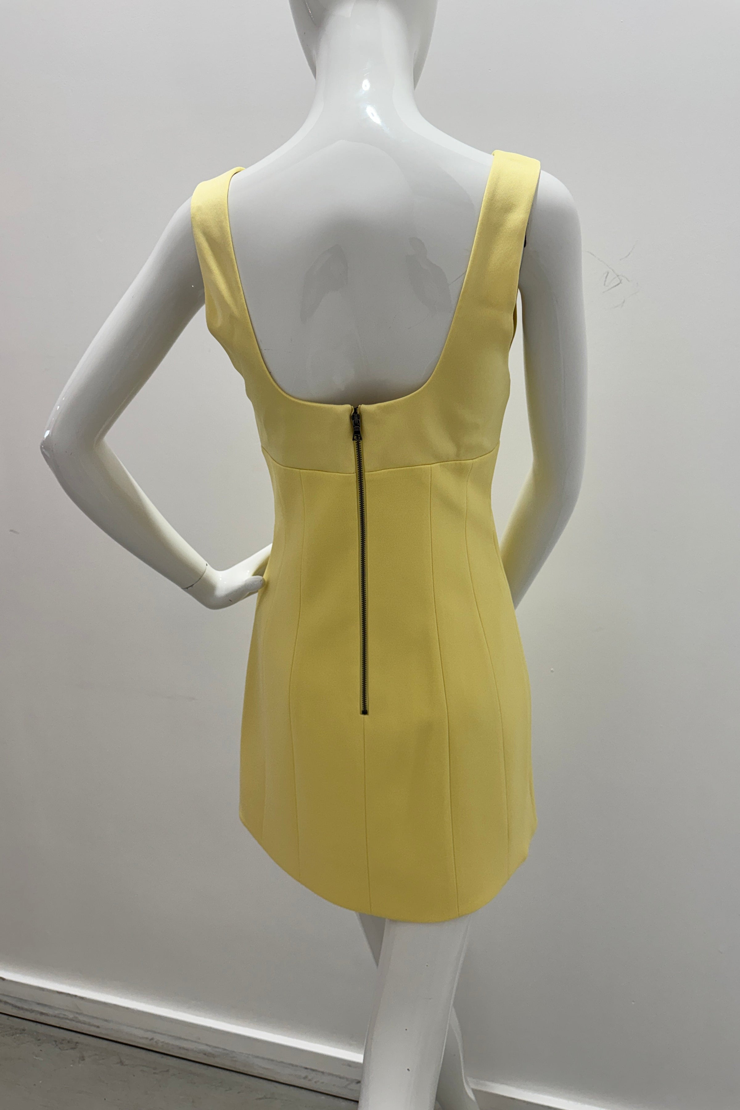 Robe mini Mandy décolletée plongeante Alice + Olivia Beurre