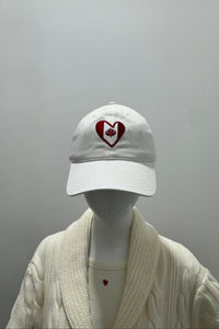 Kerry Rosenthal Canadian Glowing Hearts Hat White