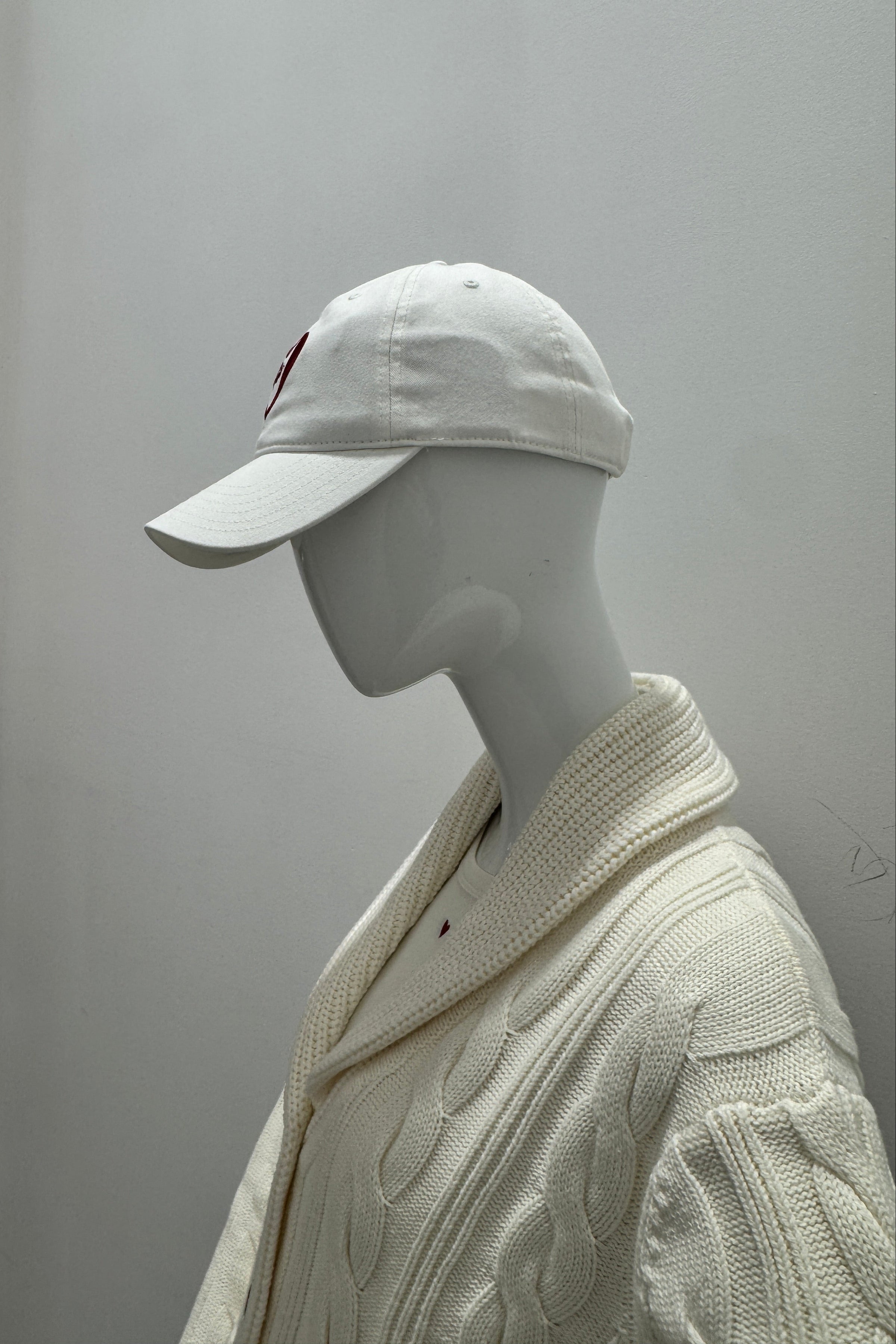 Kerry Rosenthal Canadian Glowing Hearts Hat White