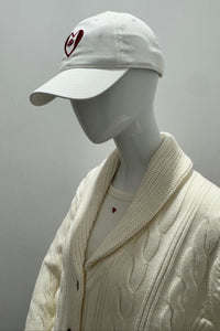 Kerry Rosenthal Canadian Glowing Hearts Hat White