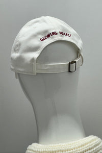 Kerry Rosenthal Canadian Glowing Hearts Hat White