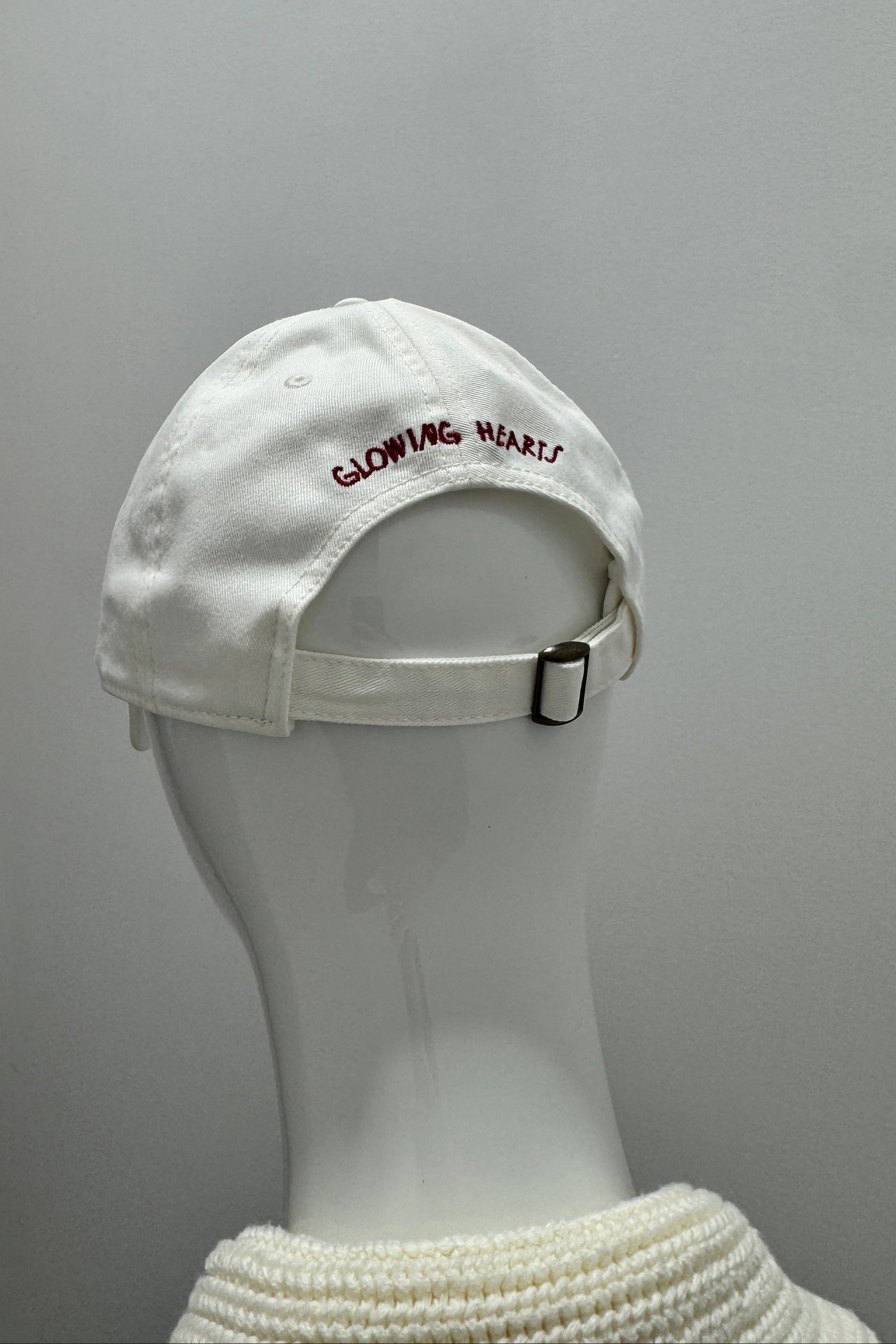 Kerry Rosenthal Canadian Glowing Hearts Hat White