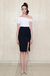 The Greta Constantine Flip Pencil Skirt