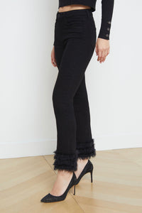 L'Agence Tati Feather Trim Jean