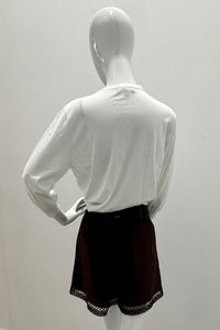 Repeat Polo léger en maille de coton-viscose