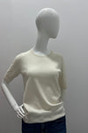 Repeat Short Sleeve Organic Cashmere Sweater