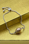 Ricki Goldstein Peach Pearl Bracelet