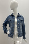 Ascend Christian Dior Silk Scarf Design Denim Jacket