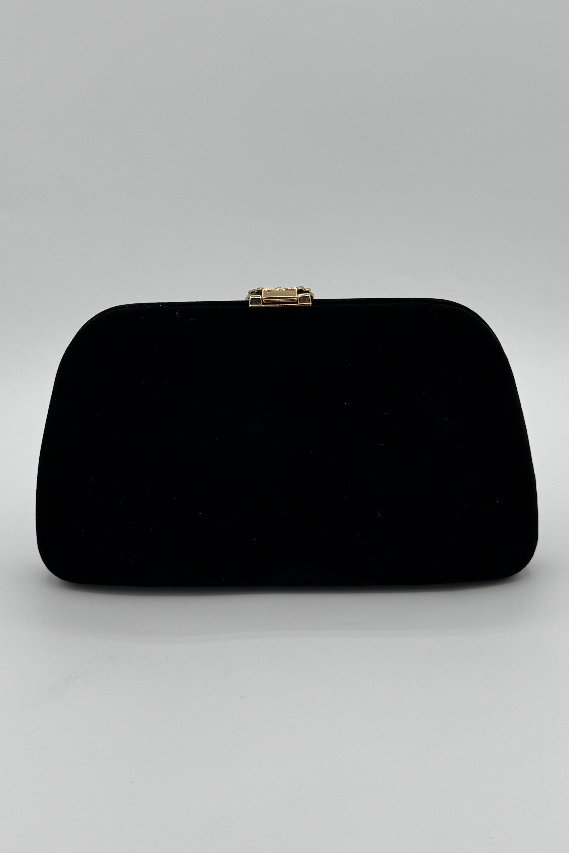 Très Chic Leaf Clutch Velvet