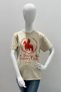 People of Leisure Clubhouse Rider Tee Sand