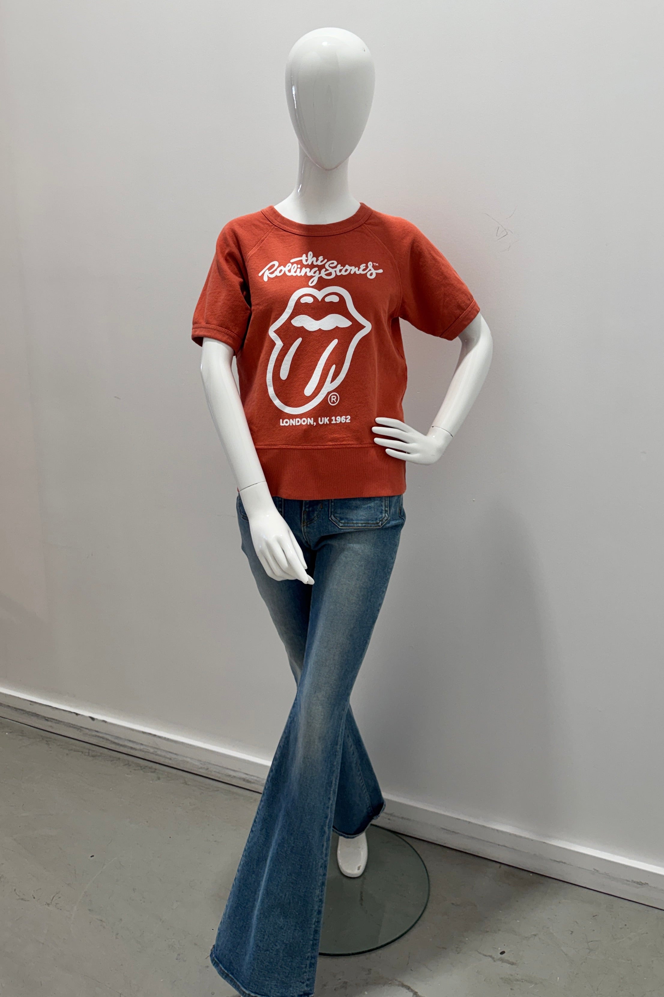 People of Leisure Rolling Stones London Raglan Tee Red