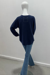 People of Leisure Rolling Stones Logo Sweatshirt Navy