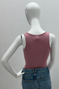L'Agence Adira Scoop Neck Tank Top Lilas