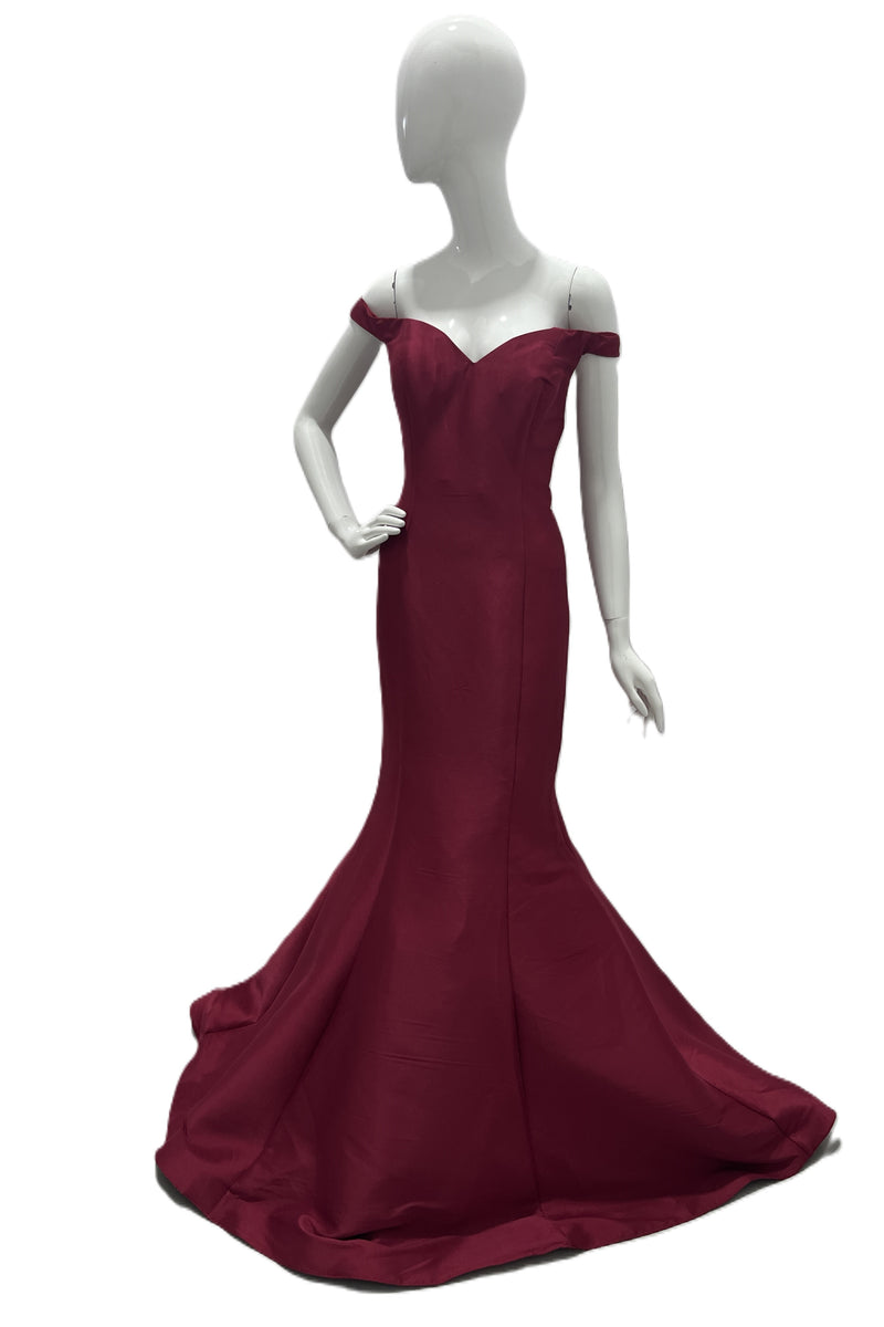 jovani burgundy mermaid dress Jovani Prom Dresses