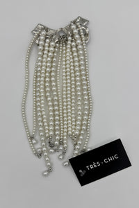 Collier noué de perles