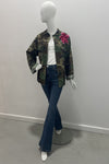 Josie Bruno Vintage Jacket With Fuchsia Coloured Flower