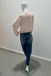 Frame The Silk Balloon Blouse Taffy