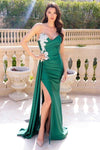 Jessica Angel Strapless High Point Gown with Crystal Embellishments