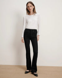 Veronica Beard Mason Baseball Tee White