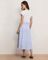 Veronica Beard Belmar Mixed-Media Midi Dress