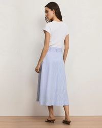 Veronica Beard Belmar Mixed-Media Midi Dress