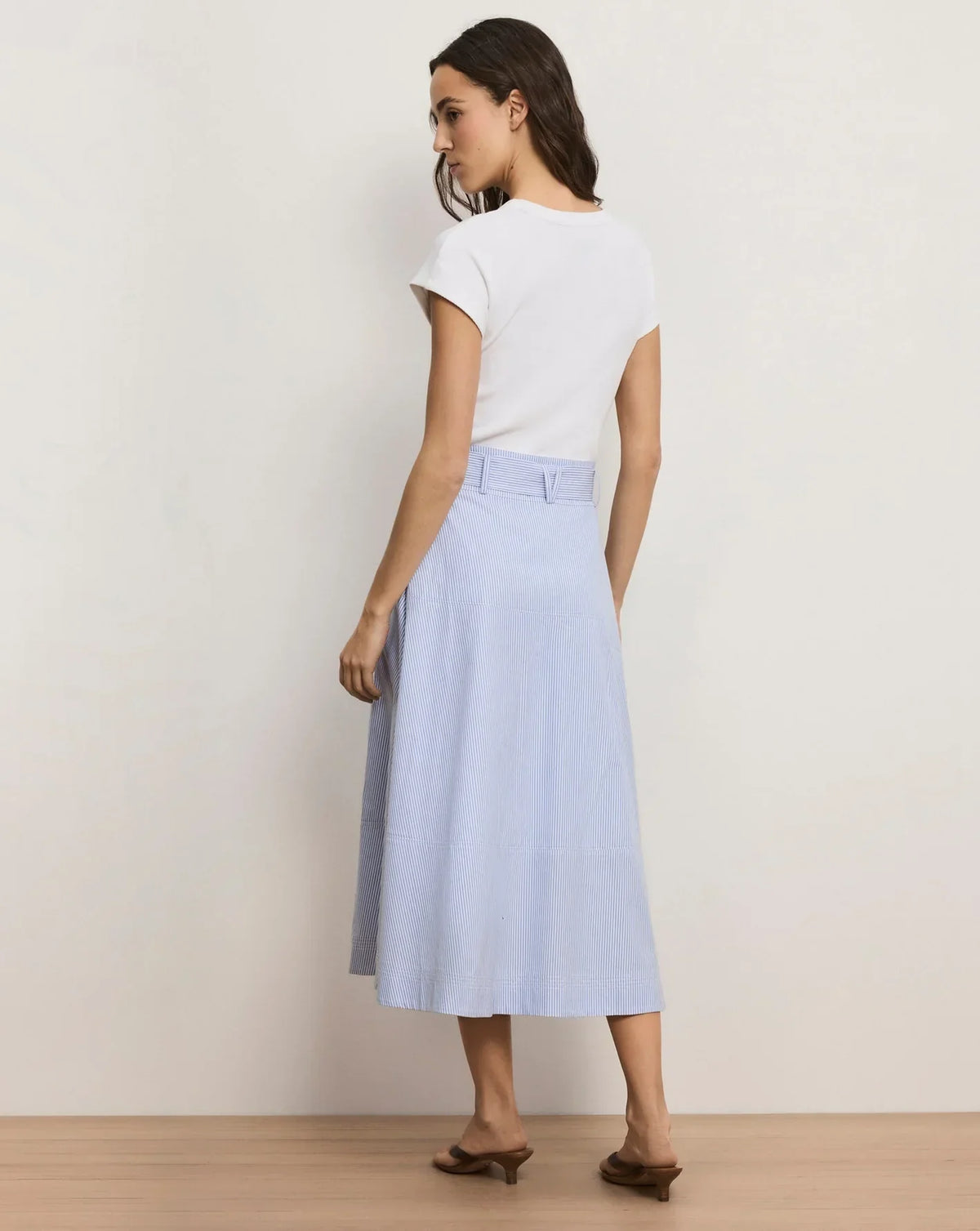 Veronica Beard Belmar Mixed-Media Midi Dress