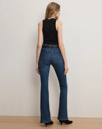 Débardeur court sans manches en mélange de coton Jordyn Veronica Beard Black
