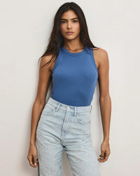 Veronica Beard Jordyn Cropped Tank Top