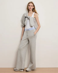Veronica Beard Ernie Knit Wide-Leg Pants